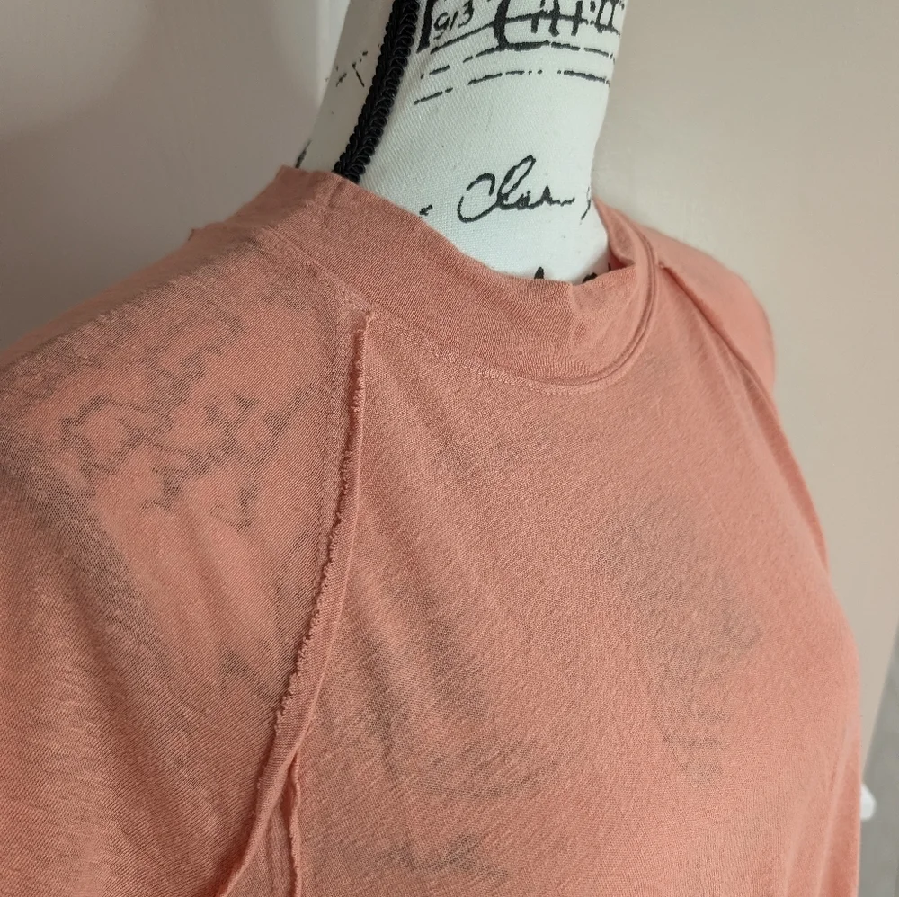NWT Free People Coral Long Sleeve Lightweight Tunic